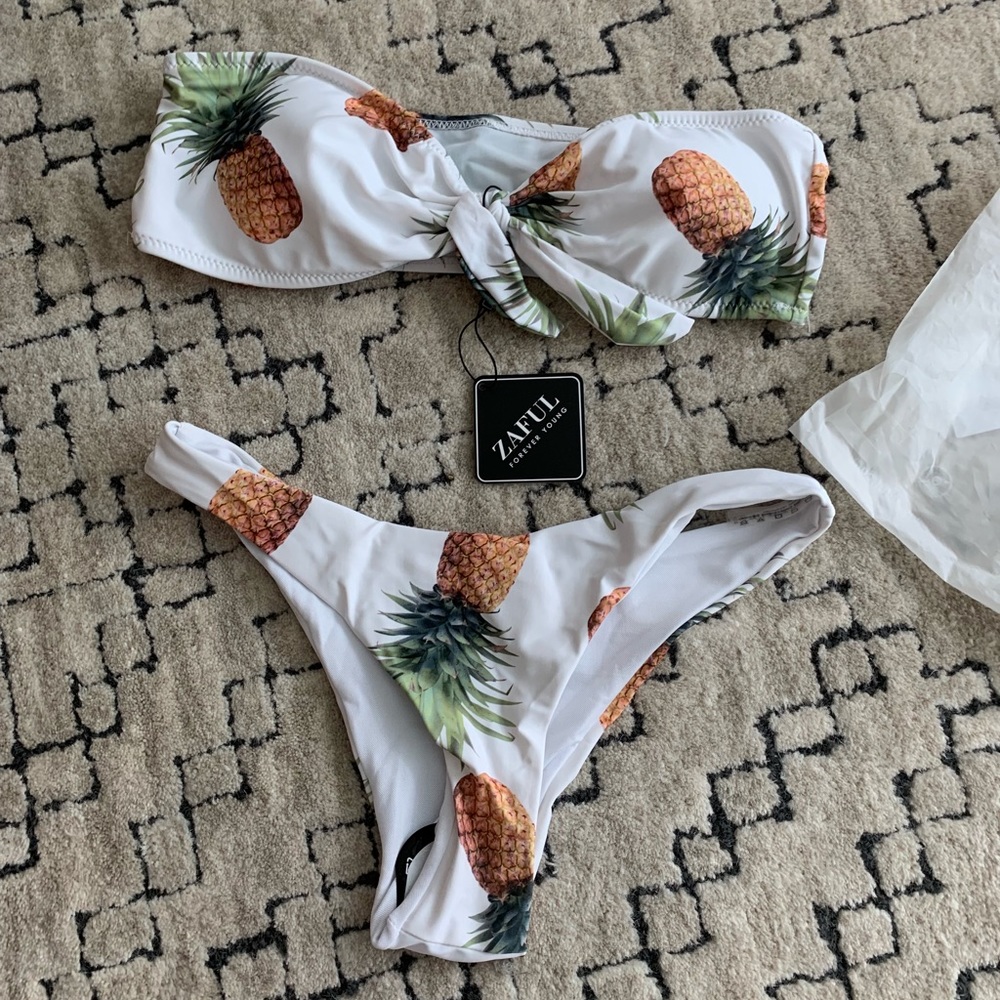 Zaful Bandeau Bikini M/L